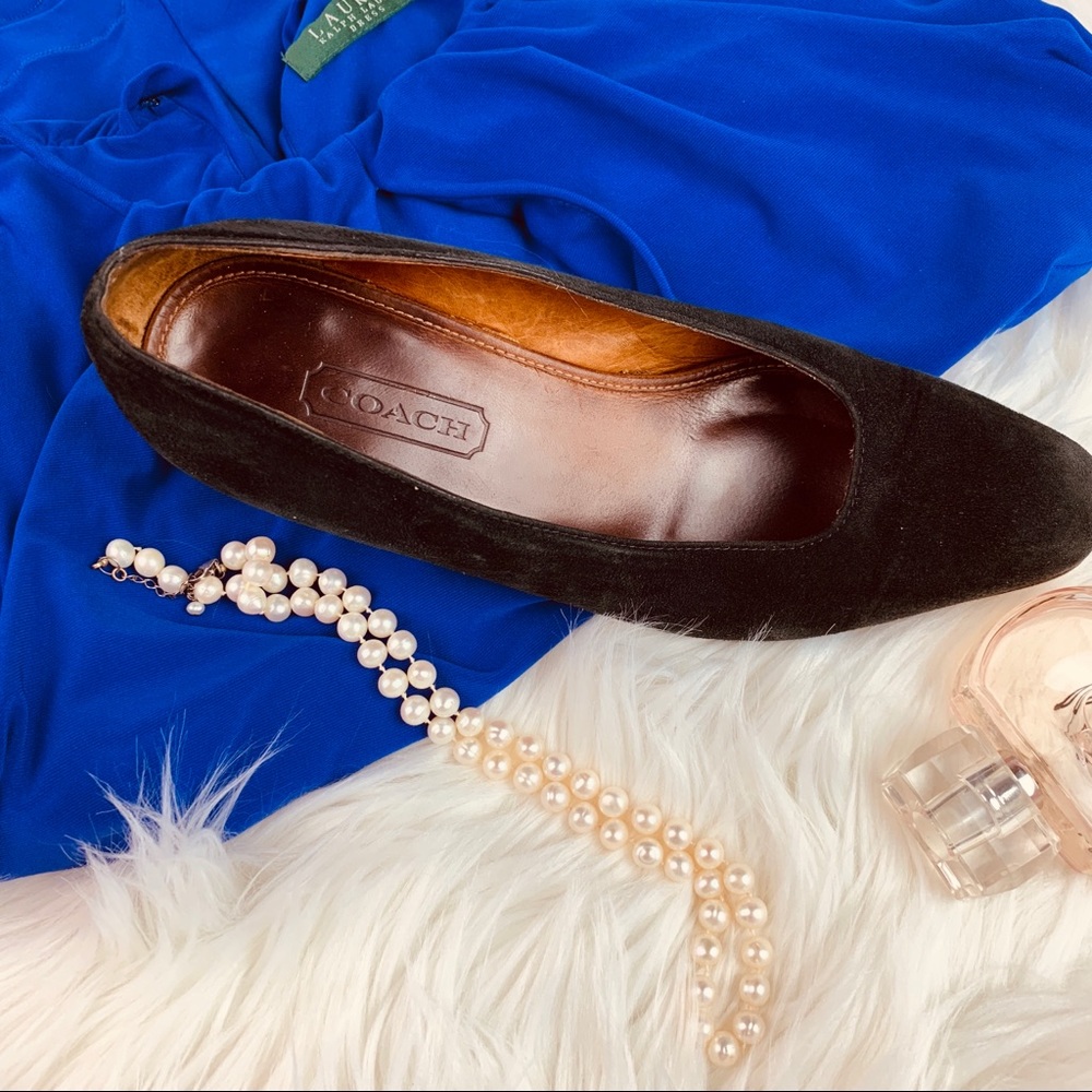 💰SALE Authentic Coach Black Pumps Heels Size 7.5